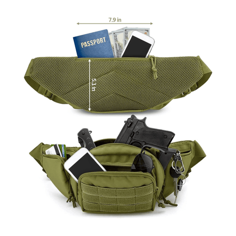 Tactical Waist Bag & MOLLE EDC Pouch For Outdoor Activities-16