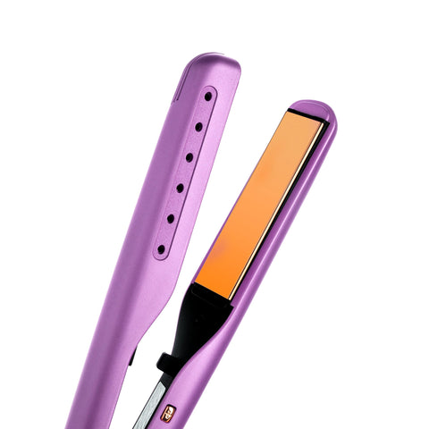 Digital 2inONE Twist Flat Iron with Rose Gold Titanium Plates-15