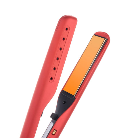 Digital 2inONE Twist Flat Iron with Rose Gold Titanium Plates-18