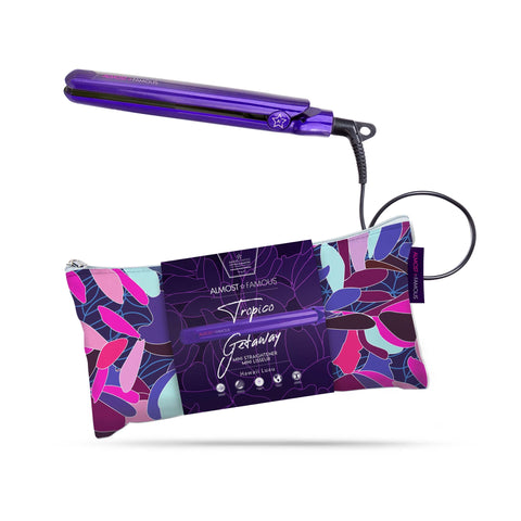 Tropico Getaway 0.5" Flat Iron with Travel Bag-0