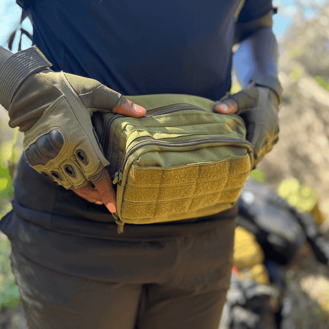 Tactical Waist Bag & MOLLE EDC Pouch For Outdoor Activities-11