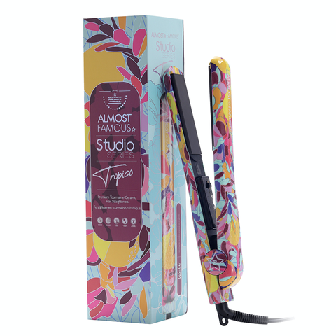 Tropico Studio 1.25" Flat Iron with Waterprint Design-15