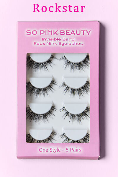 SO PINK BEAUTY (5-Pair) Faux Mink Eyelashes