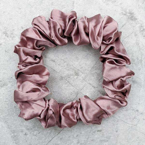 100% Silk Scrunchie - Medium-0