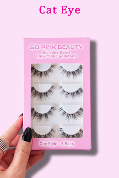 SO PINK BEAUTY (5-Pair) Faux Mink Eyelashes