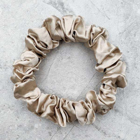 100% Silk Scrunchie - Medium-3