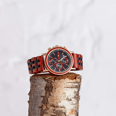 The Redwood: Wood Watch for Men-0