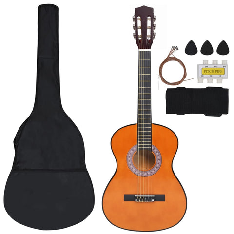 vidaXL Guitar Set Classical Guitar for Beginner Set Acoustic Guitar 12 Piece-2