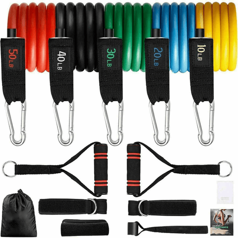 Intey 13-Pcs Resistance Band Home Workout Set-0