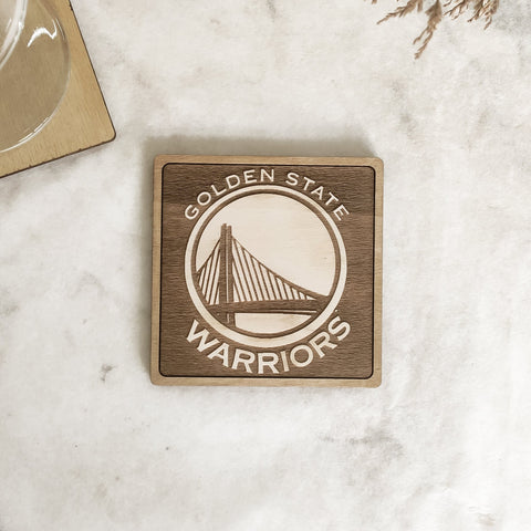 Set of 6 NBA Wooden Coasters - Handmade Gift - Housewarming - Wood Kitchenware-5