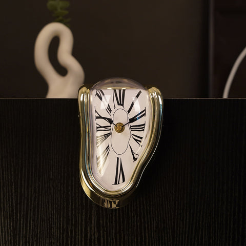 Dali Melting Clock for Decorative Home Office Shelf Desk Table Funny Creative Gift-4