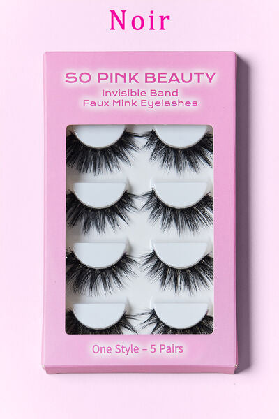 SO PINK BEAUTY (5-Pair) Faux Mink Eyelashes